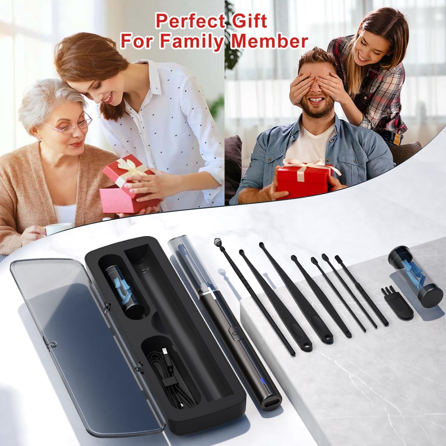 Kit de Limpieza de Oídos con Cámara