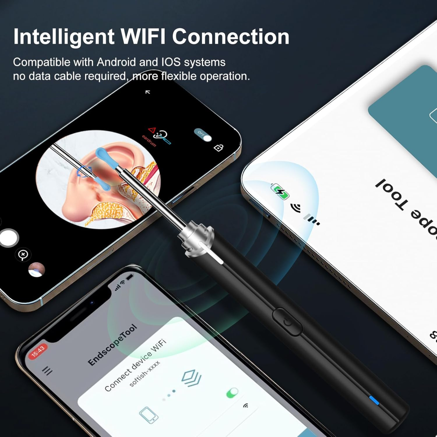 Kit de Limpieza de Oídos con Cámara